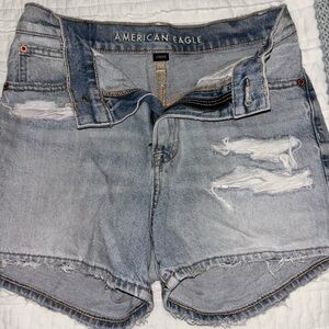 AE strigid jean shorts